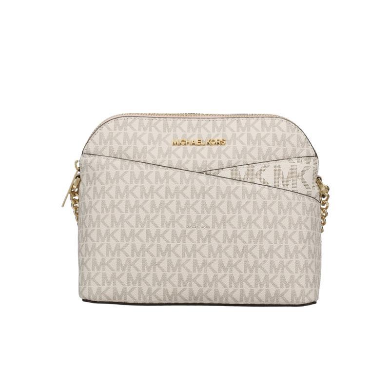 迈克·科尔斯(MICHAEL KORS)女士PVC材质logo提花单肩包小巧便携