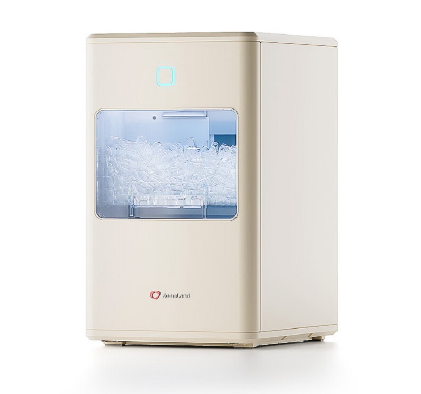 卓朗咀嚼冰制冰机家用小型mini宿舍方冰冰块机全自动实心迷你ZL-CB21