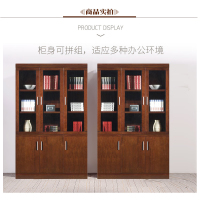 立美 三门文件柜 LMFM8M203 V1350W*450D*2200H 实木油漆