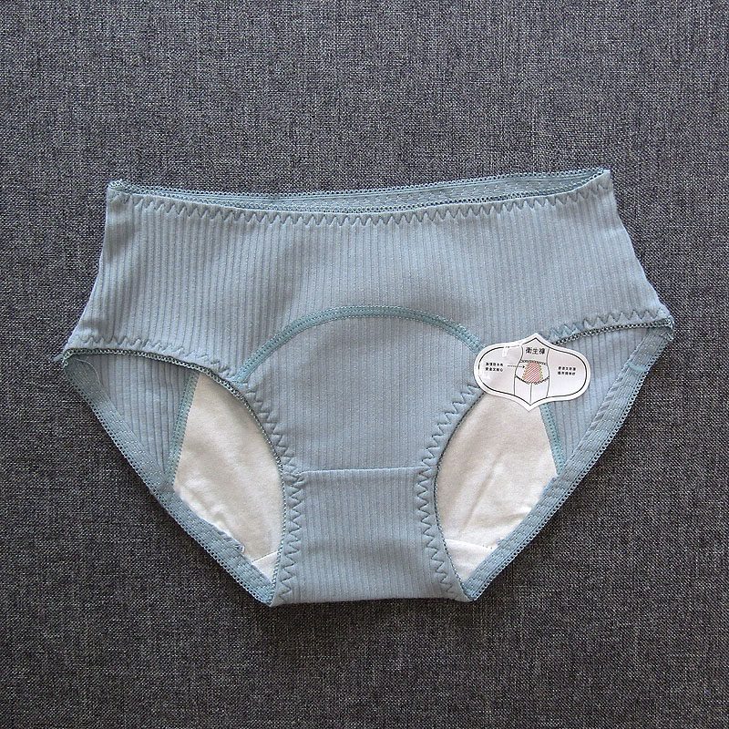 suntek发育期少女月经期生理裤高中生初中学生防漏大姨妈裤大码棉质