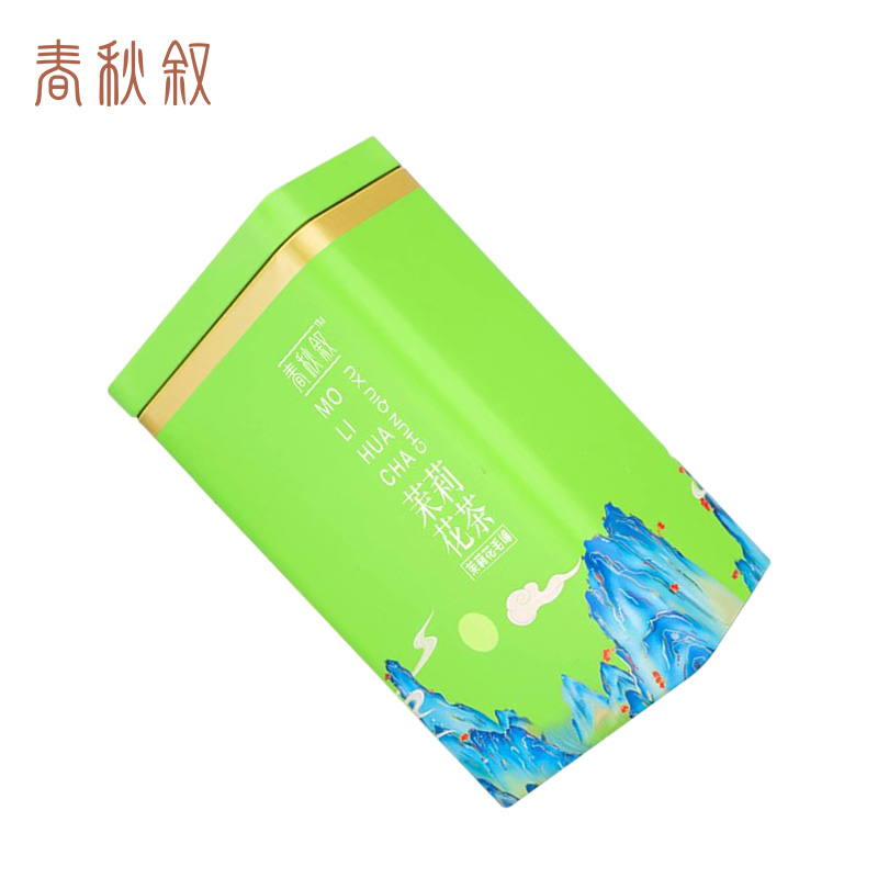 春秋叙 茉莉花毛峰 茉莉花茶 250g（一级）罐高清大图