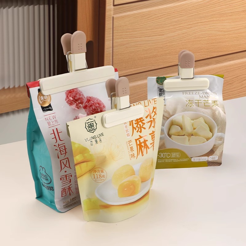 零食封口夹密封夹子食品夹神器薯条厨房调料袋保鲜防潮夹商用8138高清大图