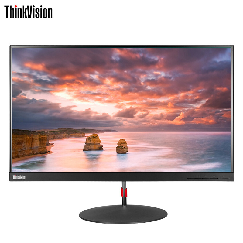 联想（ThinkVision）X24i 23.8英寸纤薄窄边框 IPS屏电脑显示器VGA/HDMI