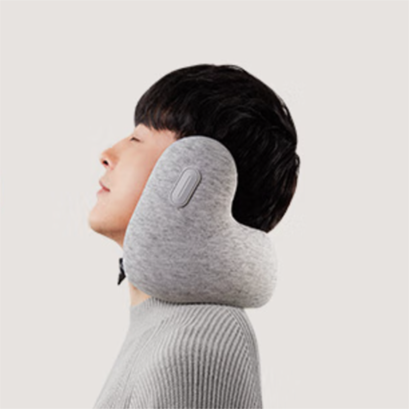 EVERYTHINK降噪枕 护颈u型枕飞机颈托旅行坐车头枕午睡神器放空枕颈枕 【经典款】星空灰-M码