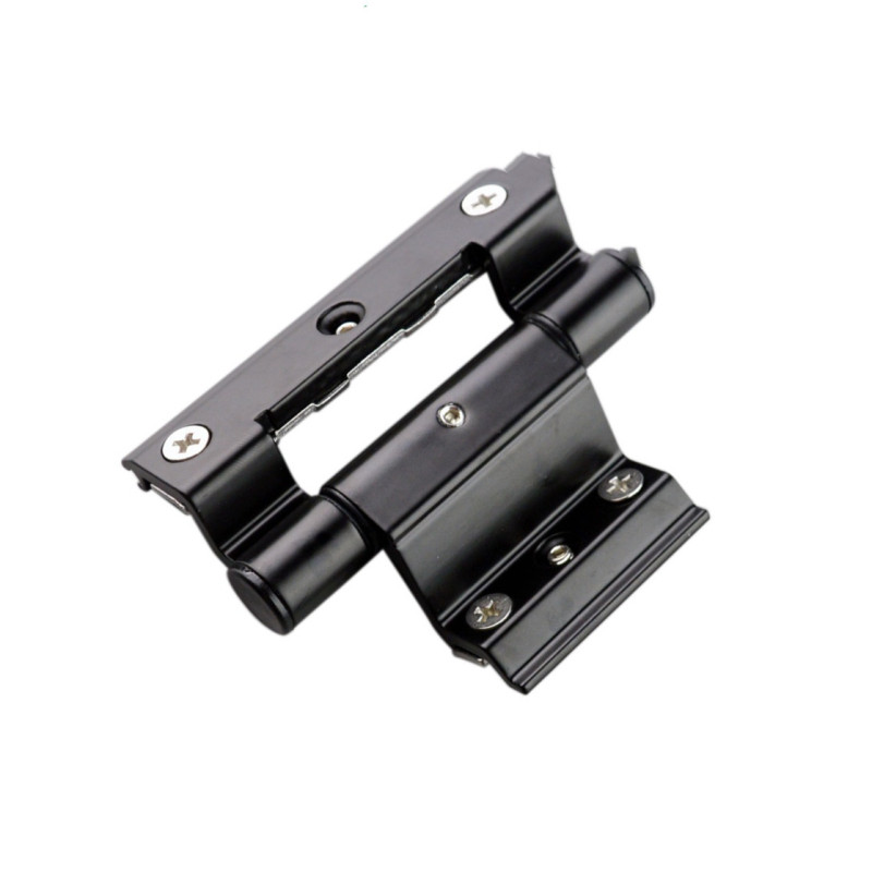 50型断桥铝门窗合页铝合金窗铰链合叶隔热断桥窗户转轴页黑色