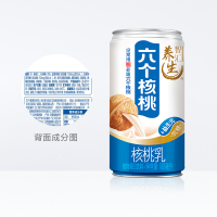 B养元六个核桃官方旗舰店 智汇养生180ml*20罐植物蛋白饮料核桃乳饮品整箱装