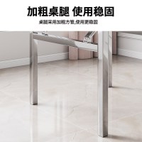 户外露营不锈钢折叠桌家用吃饭桌子户外可携式餐桌小方桌多功能桌