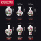 KAMIXIWA景德镇陶瓷器小花瓶摆件插花新中式居客厅酒柜装饰品工艺博古架