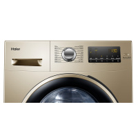 Haier/海尔洗衣机滚筒家用8公斤 EG8012B919GU1 智能变频 金色 全自动洗衣机