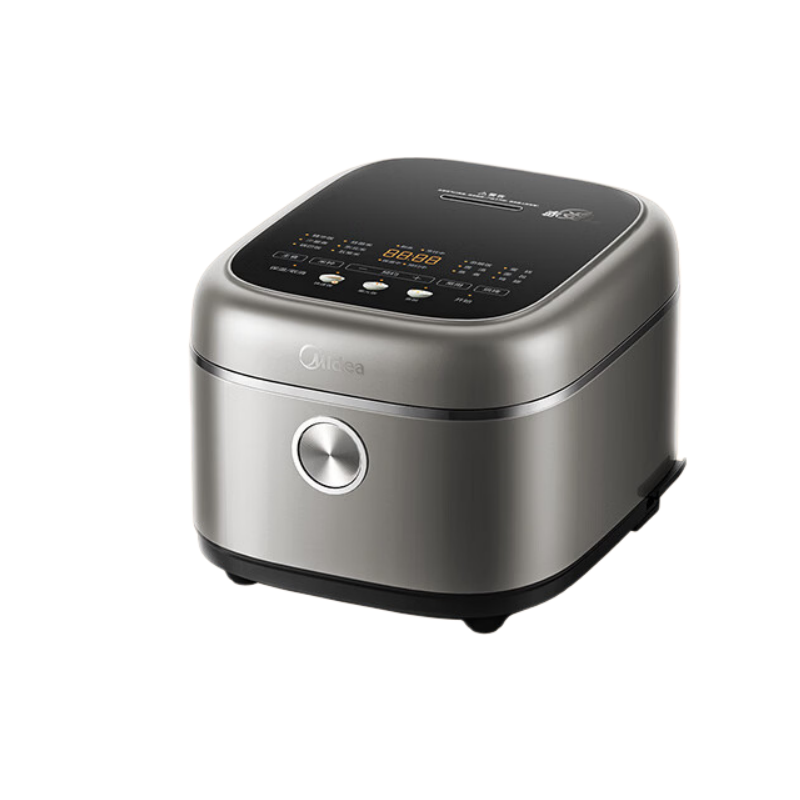 美的(Midea) MB-4E02R 电饭煲 4L 抗菌青瓷内胆 赤炎双热源一键柴火饭特色蛋糕多功能家用