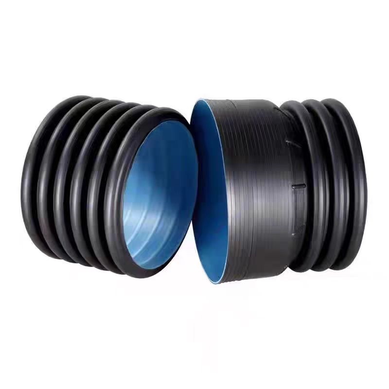 中锦科技 HDPE双壁波纹管 PE管 DN600mm 等级SN8环刚度≥8kN/m² 米高清大图