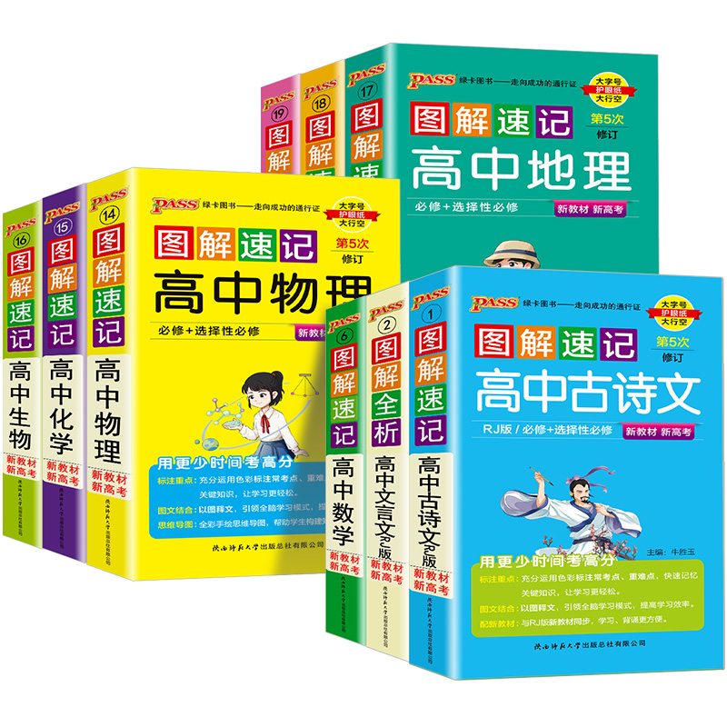 高中 物理 高中通用 [正版]2025图解速记新高中英语词汇3500词乱序版高考同步单词词典必背随身记高一高二高三课标小高清大图