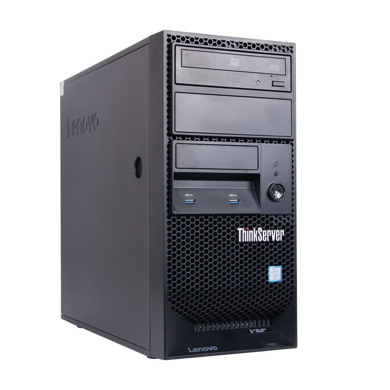 联想 TS250/ThinkSystem ST58 E3-1225V6 4核3.3G主频 16GB/1T 小型服务器主机