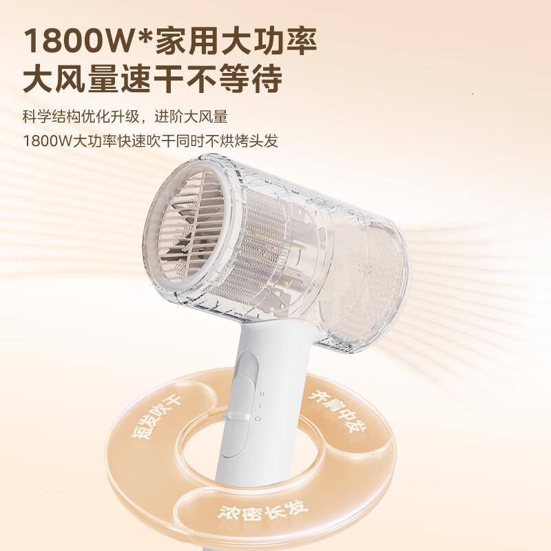 美的(Midea)吹风机家用电吹风负离子恒温大功率电吹风筒家用负离子吹风机电风吹便携FJ102FJ102高清大图