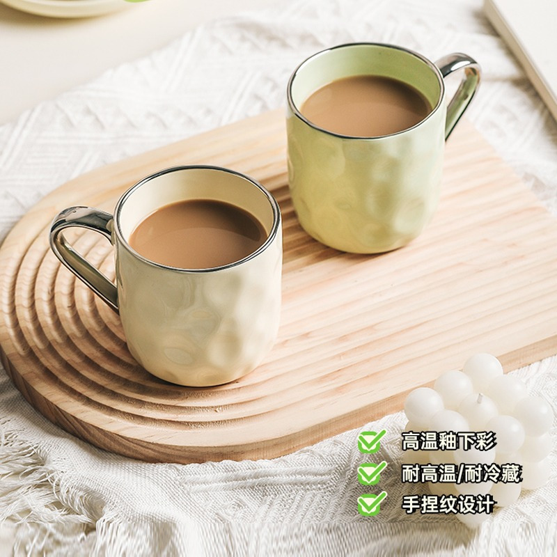 [补贴10%]马克杯女水杯家用陶瓷杯子情侣早餐咖啡杯高颜值办公室手绘高级