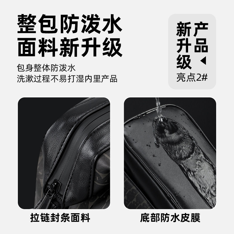 洗漱包男旅行出差收纳男士干湿分离化妆洗漱洗浴用品质防泼水1085高清大图