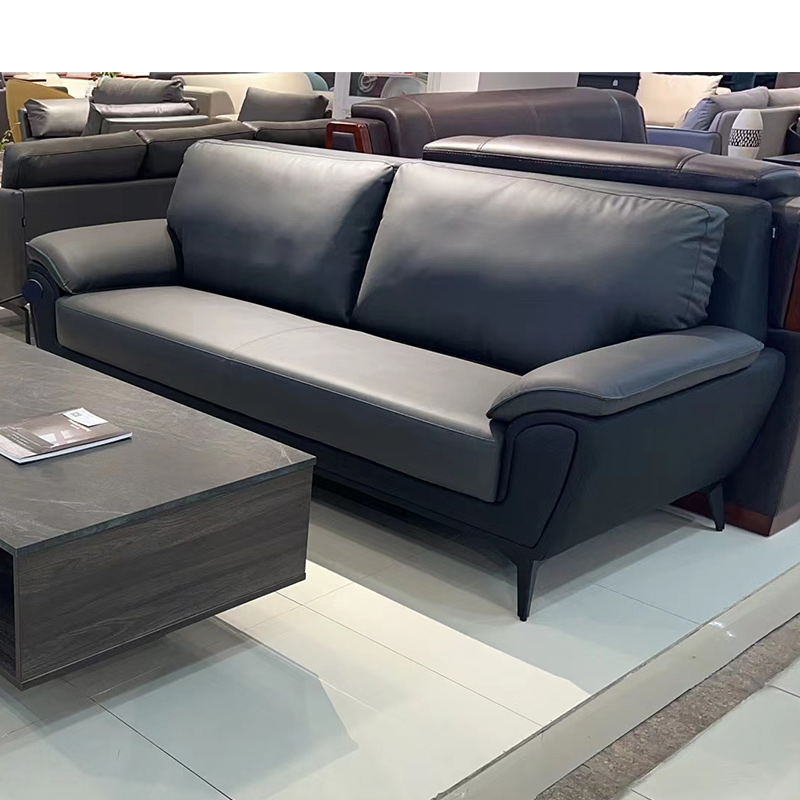 匡大商务沙发组合三人位+单人位*2+茶几组合高清大图