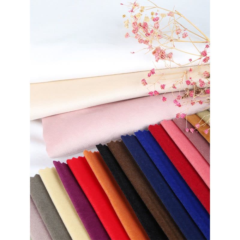 家柏饰(CORATED)天鹅绒布料 加厚沙发布料面料金丝绒布服装短毛绒窗帘抱枕 丝绒布 深灰色/1米价图片