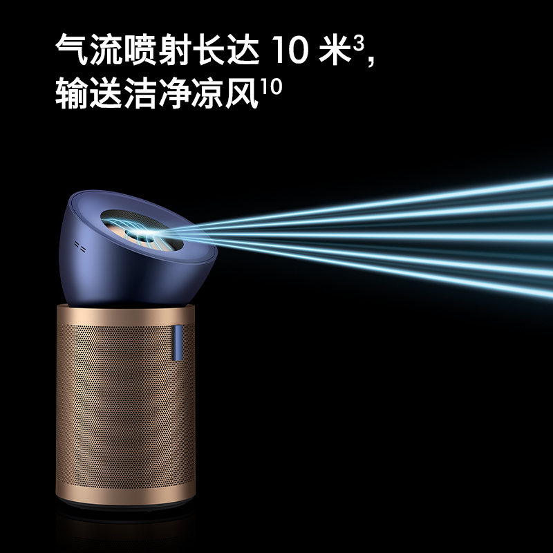 戴森(Dyson) 空气净化器BP04 蓝金色 家用长效清除甲醛净化病毒实时监控