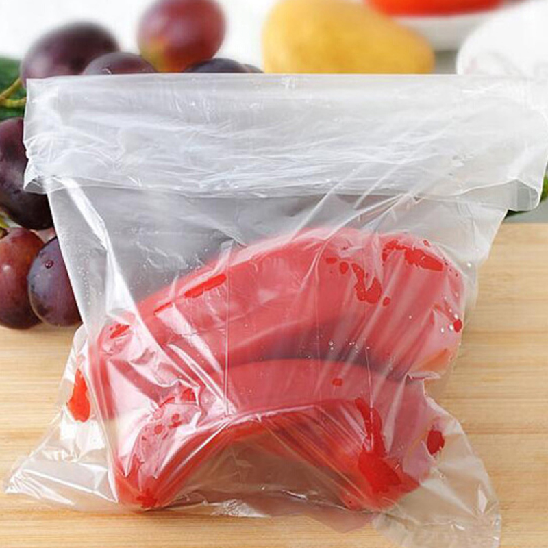 旭包鲜 日本品牌一次性PE抽取式保鲜袋大号35cm*25cm*130只优惠装耐高温透明食品塑料袋 保鲜袋