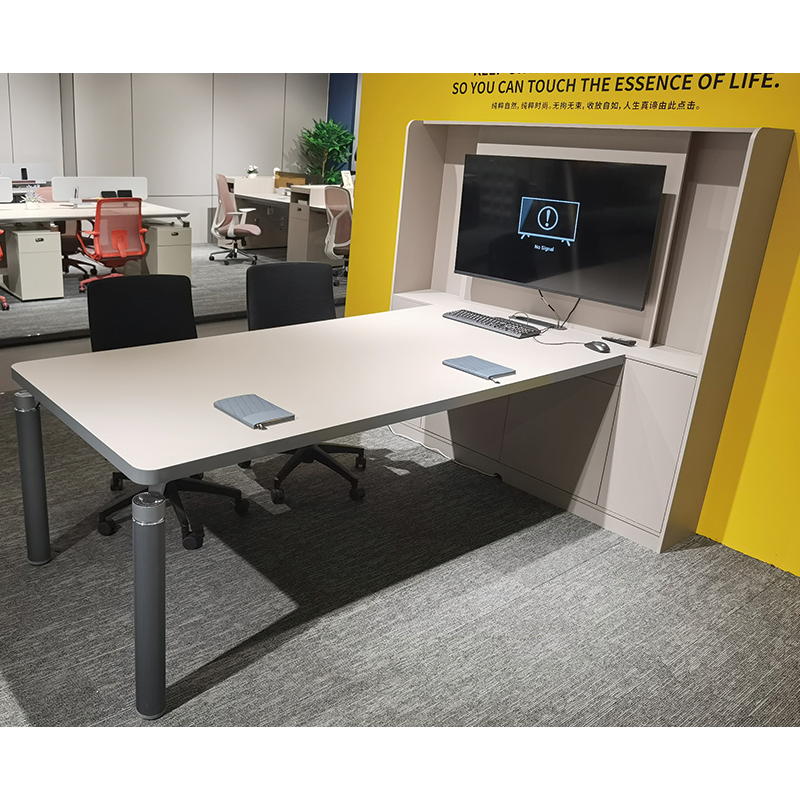 爱得帮 多媒体会议桌 2400*1600*1600mm 张高清大图