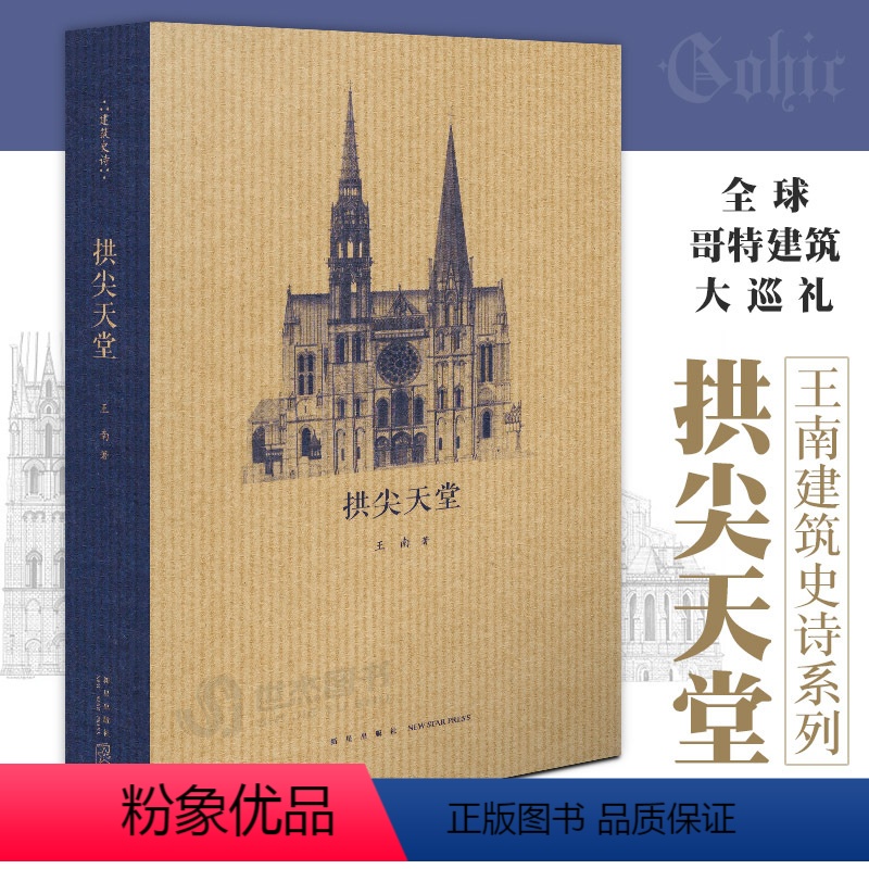 【正版】 拱尖天堂 全球哥特建筑大巡礼 王南建筑史诗系列读库文库本通识教育 西方建筑史诗哥特式教堂大赏析建筑结构艺