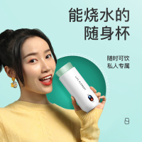 苏宁宜品生活元素便携式烧水壶电热水杯小型烧水杯旅行加热外出恒温保温杯