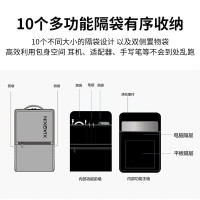 联想(Lenovo)小新 轻便双肩背包 Air 1 霜雪灰 商务办公电脑包学生双肩背包联想笔记本电脑通用