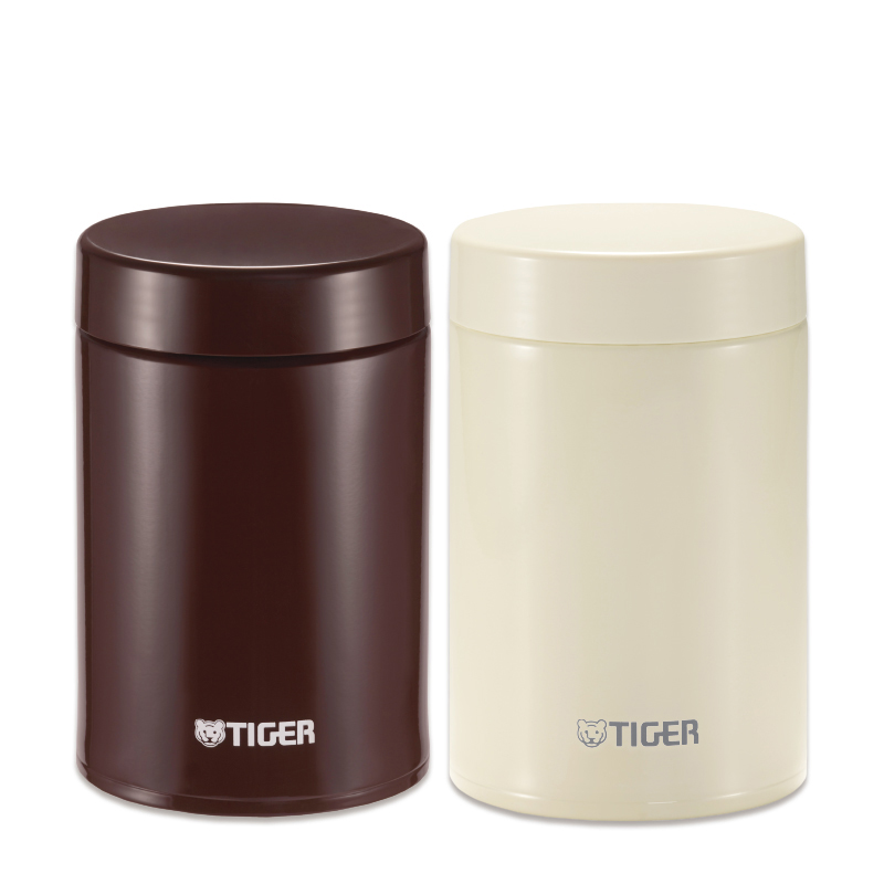 虎牌(tiger) 保温杯多功能真空焖烧杯不锈钢保温汤杯MCH-A75C 750ML 【白/棕】高清大图