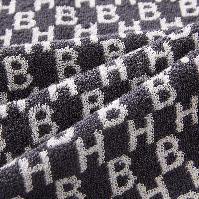 BOSS HB LOGO提花毛浴巾三件套HBMJ-001-3