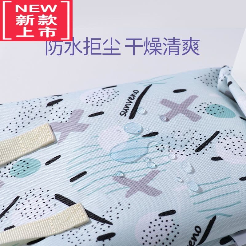 可莉允多功能婴儿尿片收纳袋宝宝尿不湿防水床头挂袋外出便携挂包图片