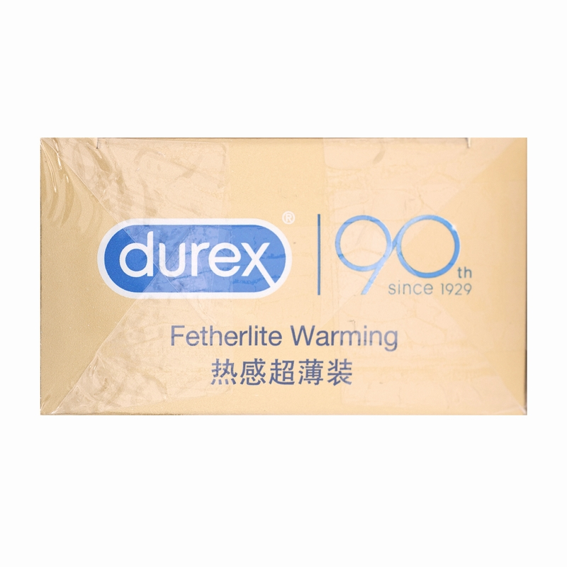 杜蕾斯天然胶乳橡胶避孕套(热感超薄装)Durex 热感超薄避孕套 12只高清大图