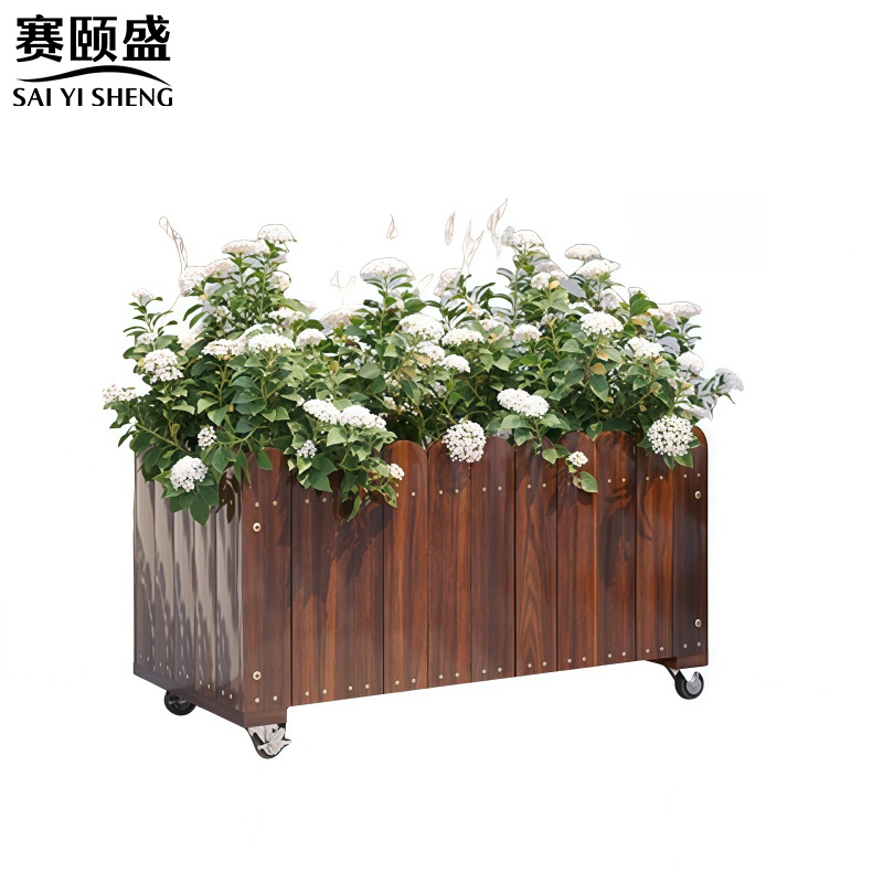赛颐盛户外滑轮花箱 800*400*400mm个