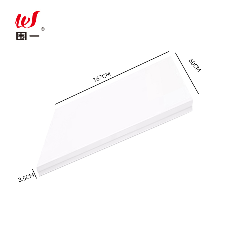 围一 地暖白晶板 167*60*3.5CM 块高清大图