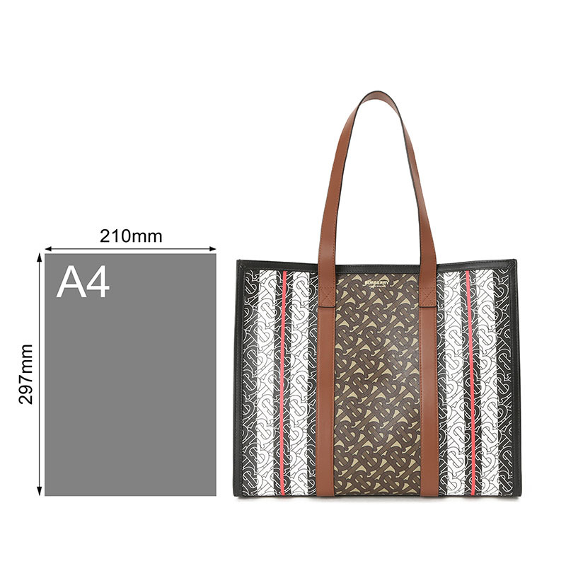 预订 BURBERRY 博柏利 TB LOGO TB专属标识 条纹相拼 单肩包 手提包8019383