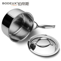 铂帝斯BODEUX 骑士系列 304不锈钢奶锅汤锅宝宝辅食锅煮奶锅迷你家用小锅