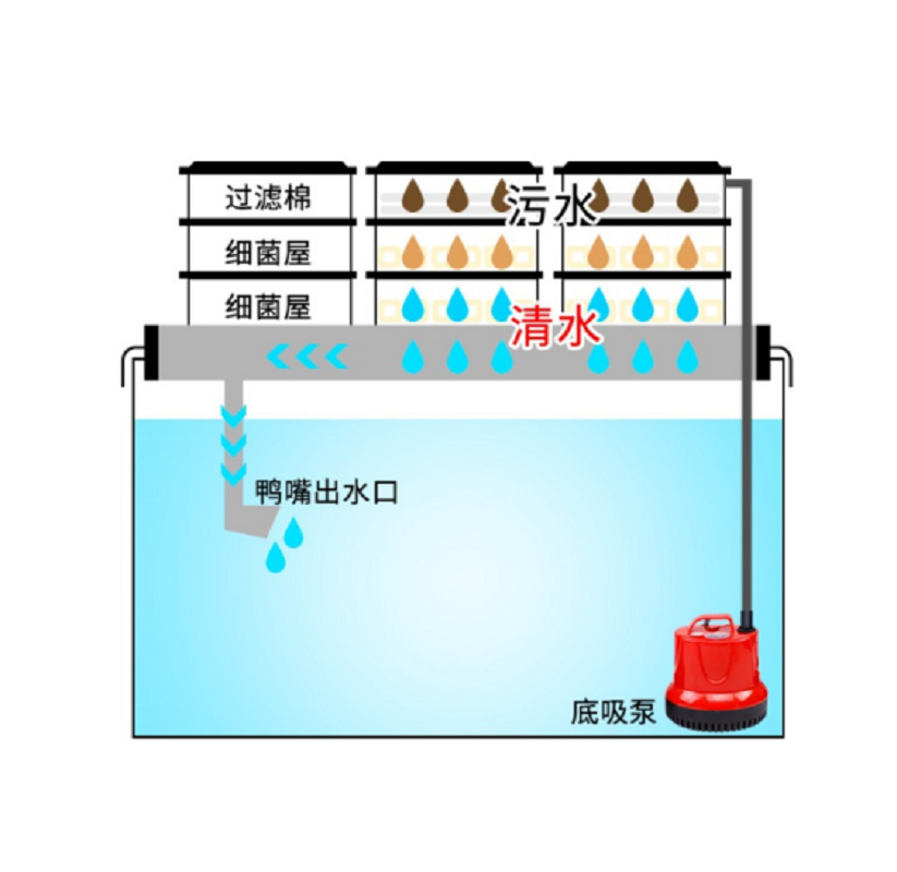 鱼缸过滤器的安装方法图片