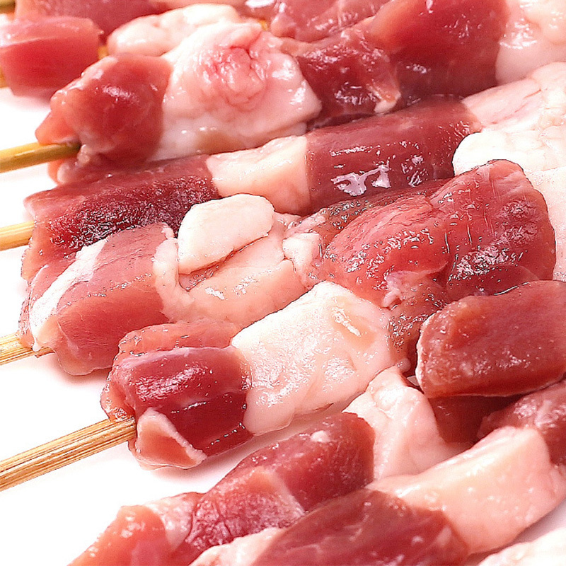 蒙都 标准肉串200g/1袋(内约10串) 清真烧烤食材内蒙古羊肉生鲜羊肉