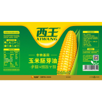 西王玉米胚芽油4L非转基因玉米油物理压榨炒菜家用烹饪食用油