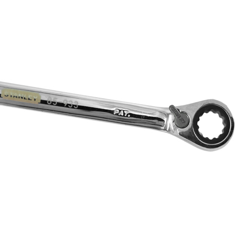 史丹利(STANLEY)公制精抛光双向棘开两用快扳(13mm) 85-936-1L-22