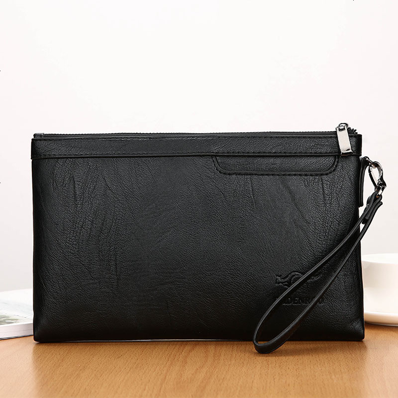 袋鼠手包男士手抓包男手包信封夹包软皮 大容量皮包 参数