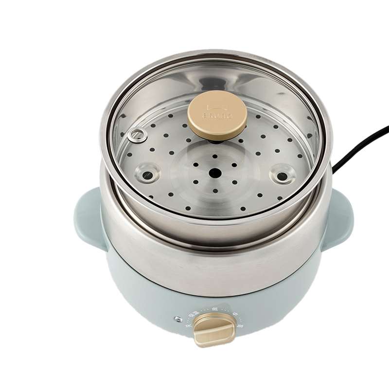 BRUNO 一人食多功能料理锅-BOE115-BGR雾霾蓝高清大图