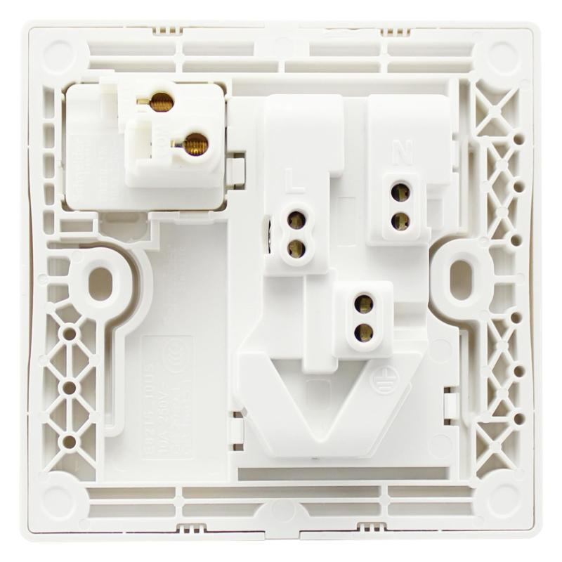 施耐德电气（Schneider Electric）带开关一开五孔插座二三插 墙壁电源插座 10A 丰尚 白