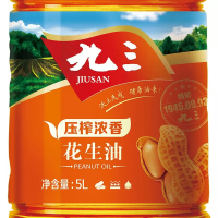九三食用油压榨浓香花生油5L 桶装 九三食用油 九三大豆 93正品新老包装随机发货