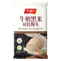 千味央厨双色馒头半成品黑米浓郁奶香双倍营养1512g