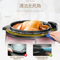 美的电压力锅 WQC50B12 5L 一锅双胆 9英寸大面板 美食烩享百变美味 电饭煲