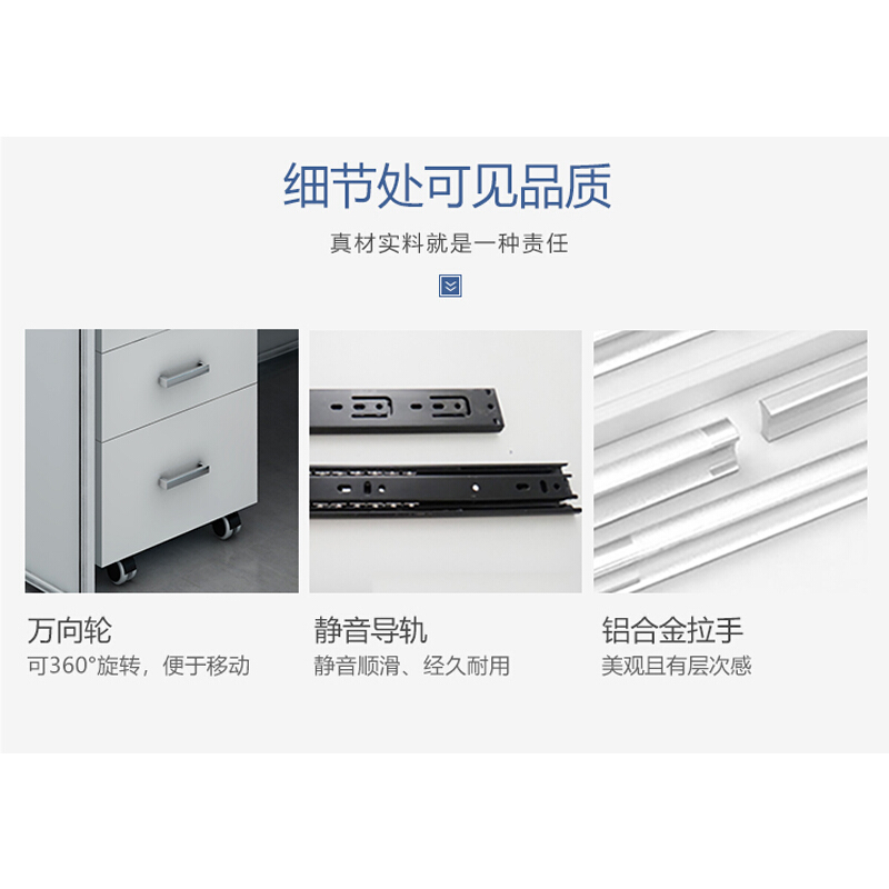 【一鹏】屏风办公桌T字型二人位职员工作位蓝色员工桌电脑桌