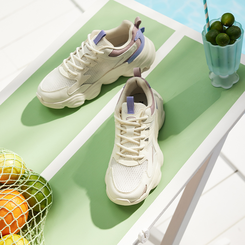 361°运动鞋女新款休闲百搭老爹鞋682216764F高清大图