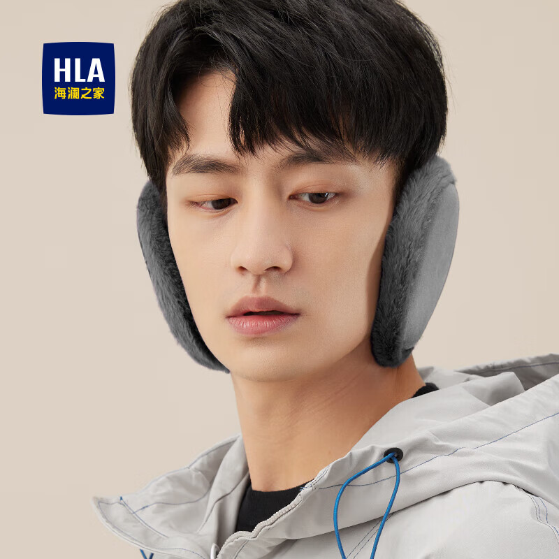 海澜之家(HLA) 后带式 耳罩 黑色 (计价单位:个)高清大图