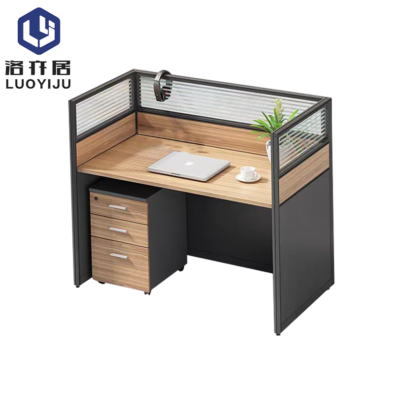 洛亦居办公桌 屏风工位BGZ103/套高清大图
